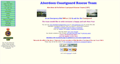 Desktop Screenshot of aberdeencoastguardcrt.co.uk